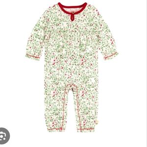 Burts Bees Baby Holiday Christmas Pajamas Size 12 Months